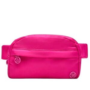 Steve Madden Activate nylon belt bag in magenta/hot pink